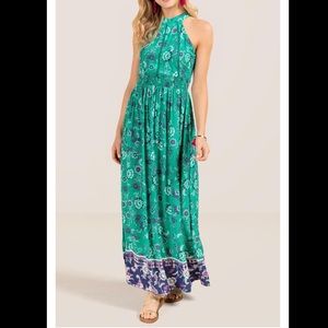 Francesca’s Floral Maxi Dress NWT size Medium